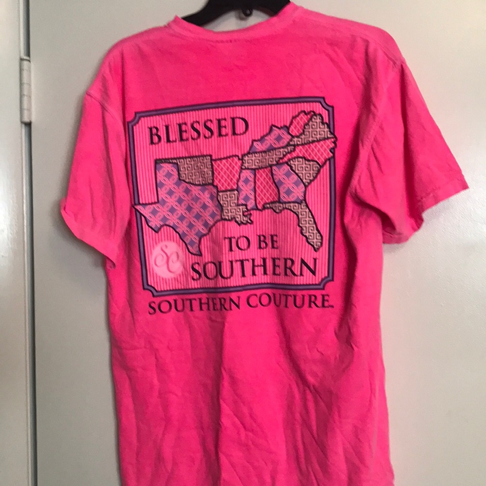 Pink southern couture T-shirt